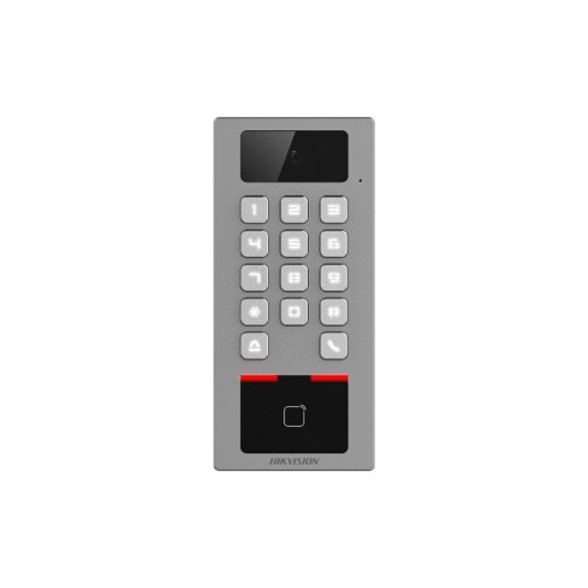 [DS-K1T502DBWX-C-TDA] Hikvision DS-K1T502DBWX-C - Video portero y control de acceso, cámara de 2 MPX