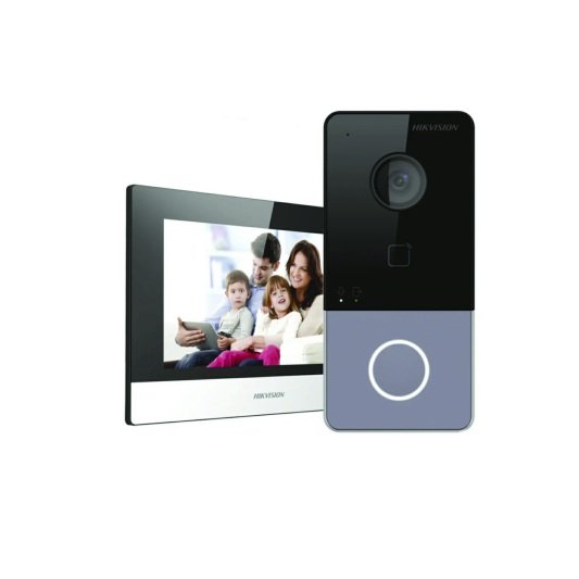 [DS-KIS603-P-TDA] Hikvision DS-KIS603-P - Kit de video portero ip con Cámara HD de 2 MP