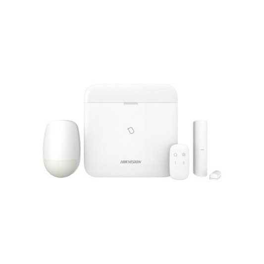 [DS-PA201PS-Kit-16WB-TDA] Hikvision DS-PA201PS-Kit-16WB - Kit de alarma inalámbrico, Wifi, 16 zonas, 4G