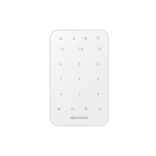 [DS-PK1-E-WB-TDA] Hikvision DS-PK1-E-WB - Teclado para armado y desrmado de alarmas AX PRO
