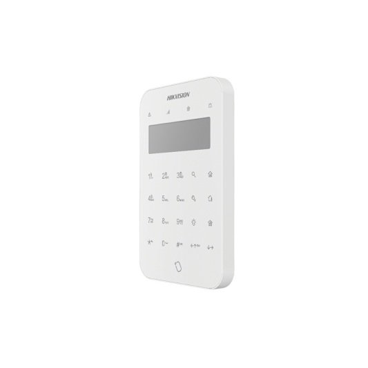 Hikvision DS-PK1-LT-WB - Teclado Inalámbrico con Pantalla LCD para Armado