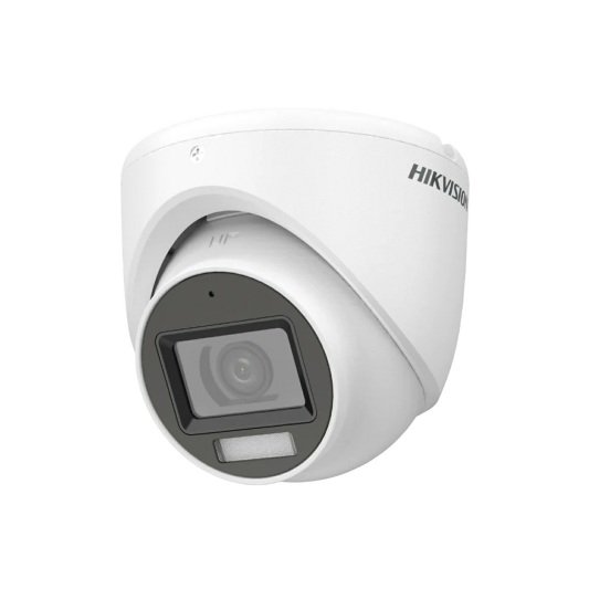 Hikvision DS-2CE76D0T-LMFS - Cámara de torreta fija para interiores con audio