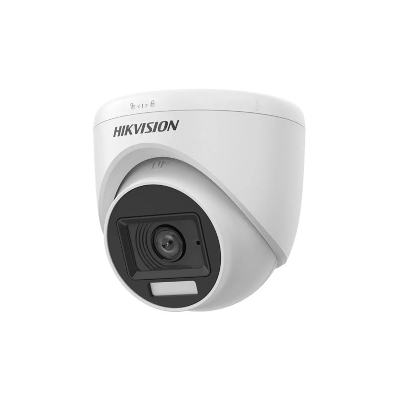 [DS-2CE76D0T-LPFS-TDA] Hikvision DS-2CE76D0T-LPFS - Cámara Domo Torreta lente Fijo con Audio integrado