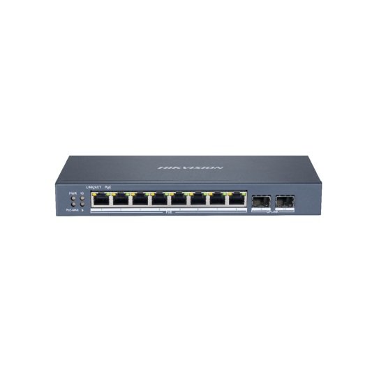 [DS-3E1510P-EI/M-TDA] Hikvision DS-3E1510P-EI/M - Switch Gigabit PoE+, administrable, 8 Puertos