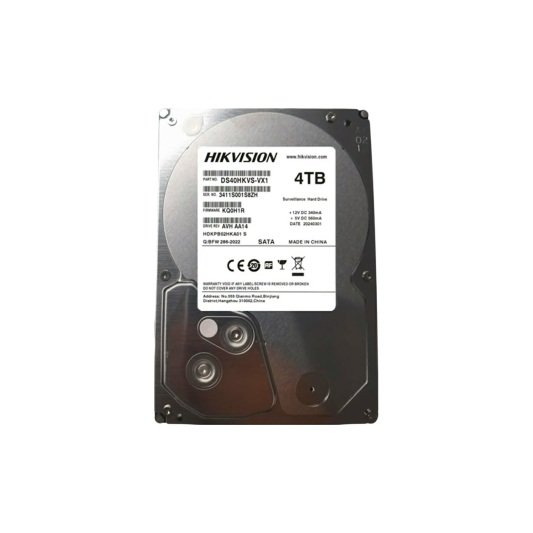 [DS40HKVS-VX1-TDA] Hikvision DS40HKVS-VX1 - Disco duro capacidad 4TB, funcionamiento 24/7