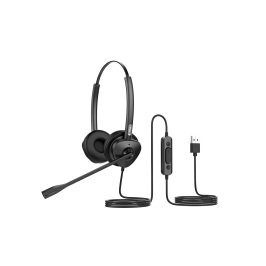 [HT302U-TDA] Fanvil HT302U - Headset de doble auricular con micrófono, USB