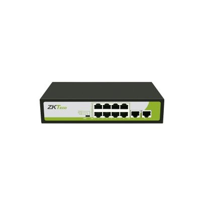 [PE082-120-C-TDA] ZKTeco PE082-120-C - Switch PoE 8 puertos 10/100 + 2 uplink