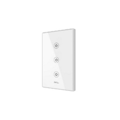 [SW13-US-TDA] ZKTeco SW13-US - Switch inteligente WiFi, para control de 3 luces