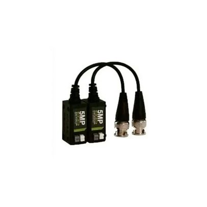 [ZK-CF500-TDA] ZKTeco ZK-CF500 - Par de video balun pasivo 5 MP, tipo push