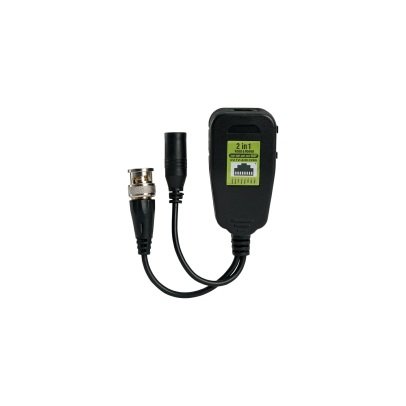 [ZK-DF802-TDA] ZKTeco ZK-DF802 - Par de video balun pasivo RJ45, para cámaras CCTV