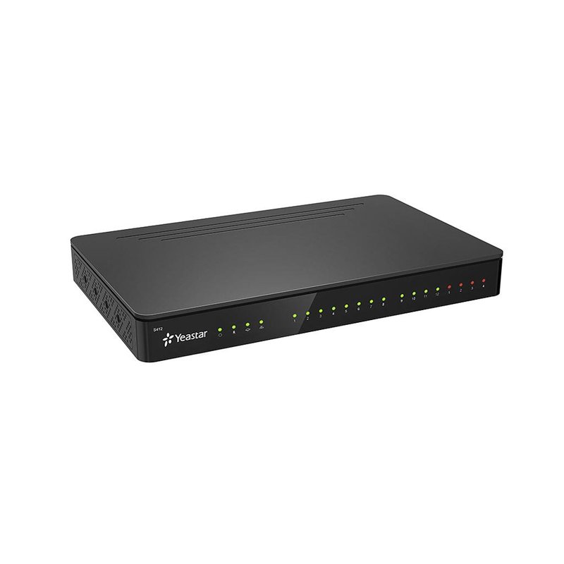 [YS-S412-TDA] Yeastar YS-S412 - PBX para 12 extensiones, 8 puertos RJ11